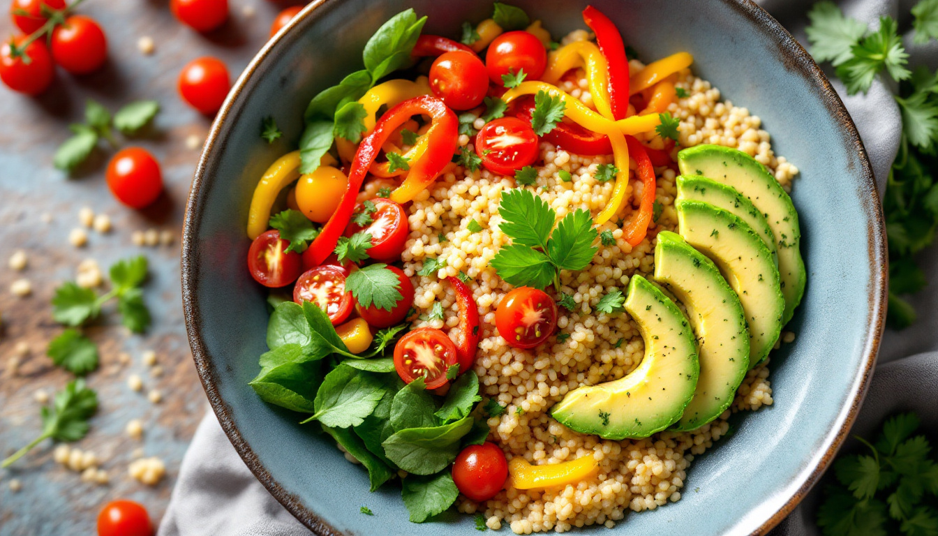 découvrez notre délicieuse recette de quinoa bio, une option saine et gourmande pour composer un repas équilibré. suivez nos conseils pour préparer ce super aliment riche en nutriments et savourez un plat plein de goût!