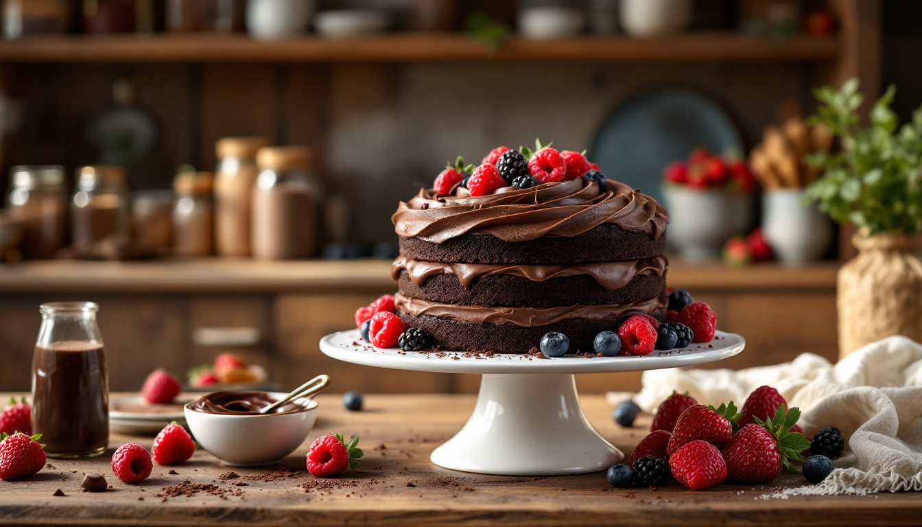 découvrez notre délicieuse recette de gâteau au chocolat bio ultra gourmand. facile à réaliser, ce dessert moelleux et fondant ravira les amateurs de chocolat tout en respectant votre santé et l'environnement. idéal pour toutes les occasions !