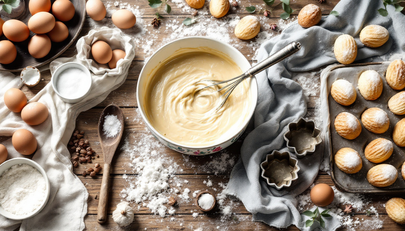 découvrez notre délicieuse recette de madeleines bio, moelleuses et parfumées. parfaites pour un goûter gourmand ou un petit plaisir sucré, ces madeleines sont faciles à réaliser avec des ingrédients 100% biologiques. laissez-vous séduire par leur texture fondante et leur goût subtil!