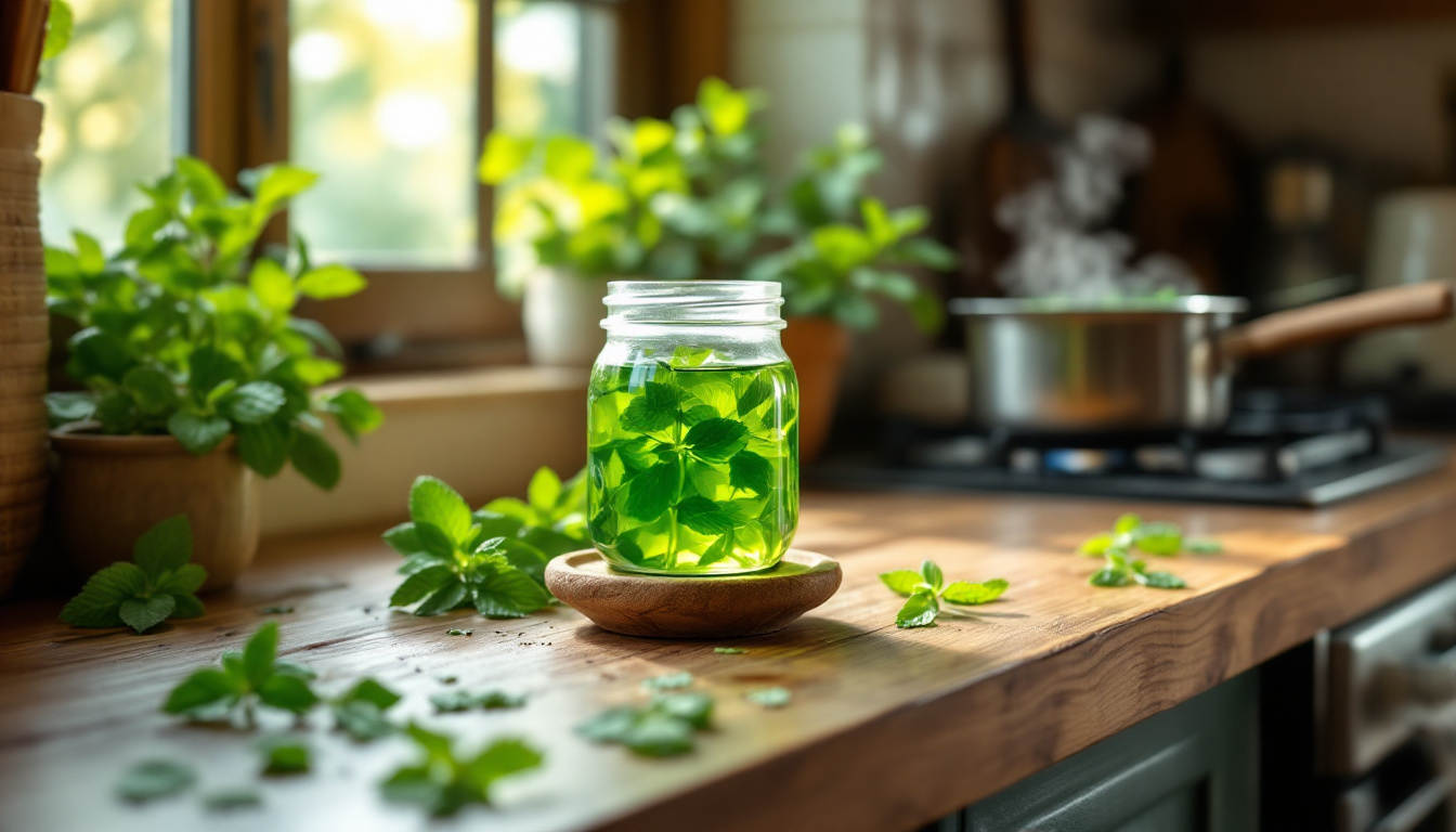 découvrez comment préparer facilement un délicieux sirop de menthe bio maison avec cette recette simple. profitez d'une boisson rafraîchissante, 100% naturelle, idéale pour vos cocktails ou desserts.
